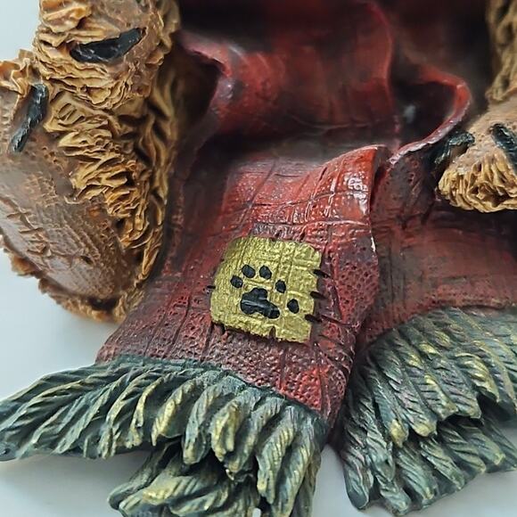 Boyds Bears And Friends 6E/198 & 7E/160 You Belong To Me 2 Bear Set Red Scarf - Picture 14 of 16